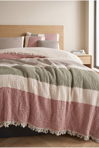 Shopyteks Κουβέρτα τηλεόρασης πολλαπλών χρήσεων 100% βαμβακερή 4 στρώσεων μου...