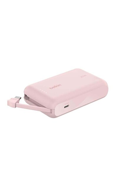 Belkin Belkin BoostCharge Powerbank, Entegre Type-C Kablolu 10K PD 20W