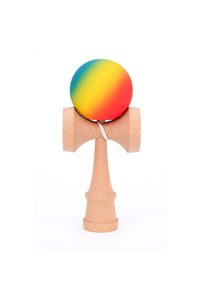 Toolsy Jucarie Interactiva Kendama, Flippy, din Lemn, 18 cm, Joc de Indemanar...