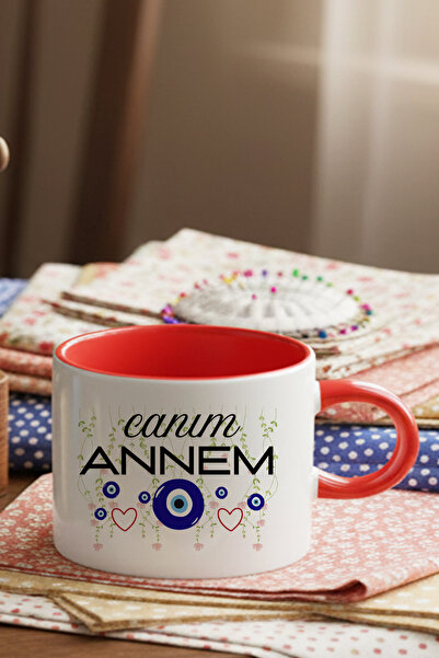 giftkonsept Dear Mom, Printed Evil Eye Bead Detailed Special Gift for Mother'...