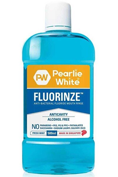 Pearlie White Fluorinze Mouth Wash 500ml