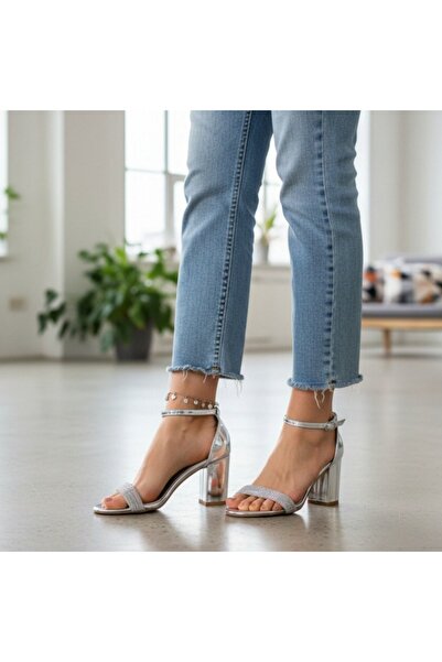 OEM Κομψά γυναικεία πέδιλα με τακούνι, ευέλικτα, με μινιμαλιστικό σχεδιασμό, ...