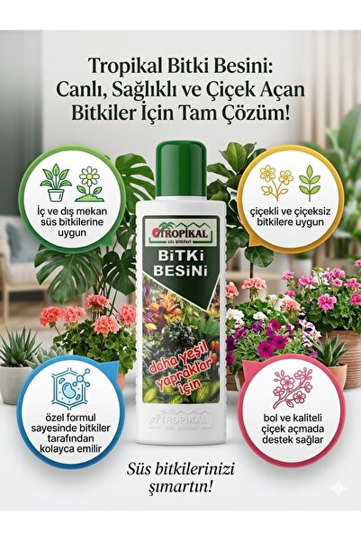 okacih Daha Yeşil Yaprak İçin Sıvı Bitki Besini 225 ml – Tüm İç & Dış Mekan B...