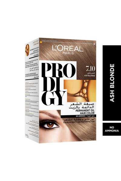L'Oreal Paris Prodigy Hair Color Silver Ash Blonde 7.10