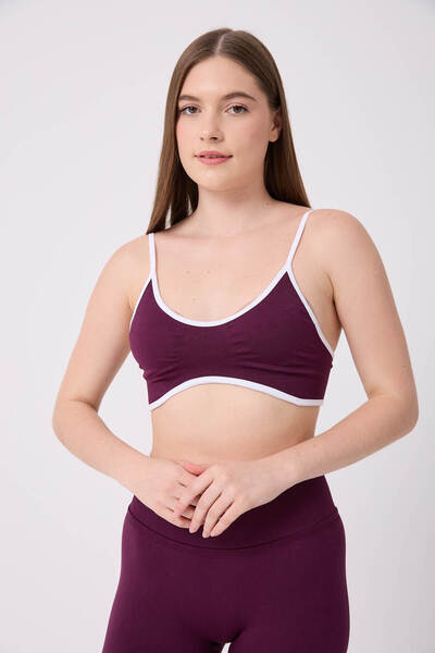 FOREVER MORE Αθλητικό σουτιέν CoreLine χωρίς ραφές με λεπτομέρεια στριφώματος