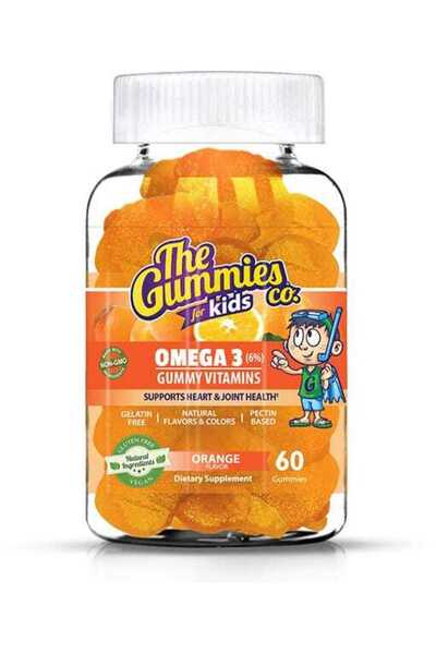 The Gummies Co For Kids Omega 3 Gummy Vitamins Orange 60'S