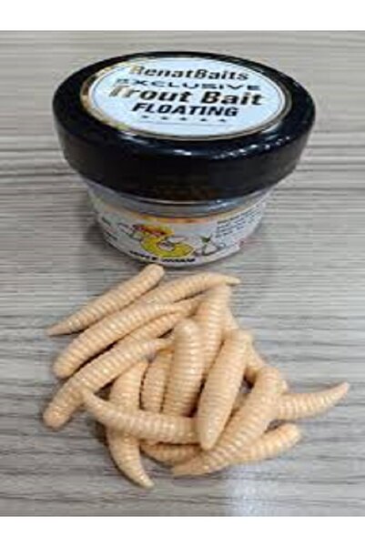 DİĞER1111 RenatBaits Exclusıve Super Worm Bej Renk Kurt Sarımsaklı