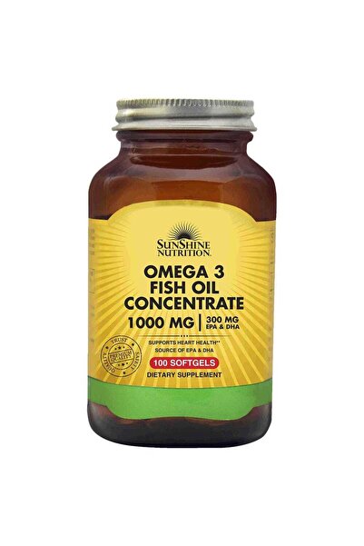Sunshine Nutrition Sunshine N Omega 3 Fish Oil Conc 1000 Mg 100 Sg : 00612