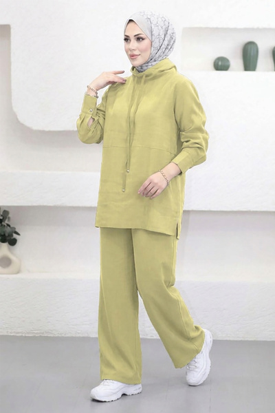 Suede Style 6250 - Κομψό, άνετο, μαλακό ύφασμα Modal, χαλαρό γυναικείο σετ