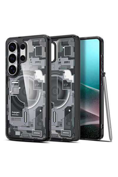 Spigen Husa pentru Samsung Galaxy S26 Ultra, Spigen, Silicon, Negru / Transpa...
