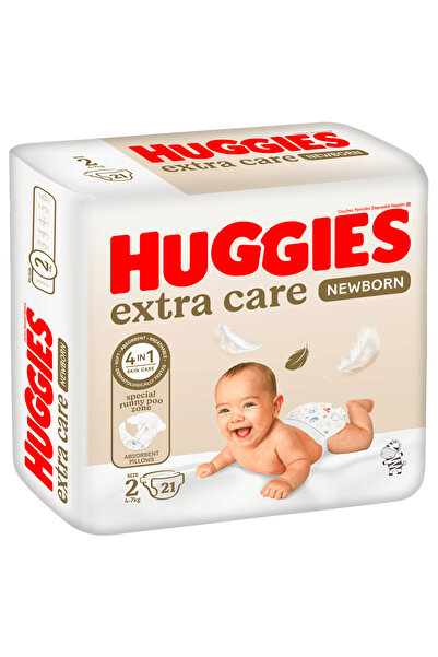 Huggies Size (2) Small 4-6 Kg Carry Pack 21 Diapers