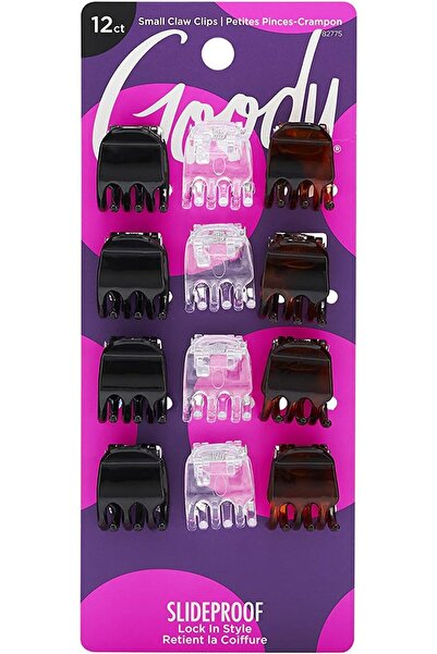 Goody Classics 3 Prong Mini Claw Clip 12 Ct 1942509 3000138