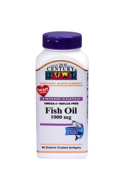 21st Century Omega-3 Fish Oil 1000Mg E.C 90 Softgels