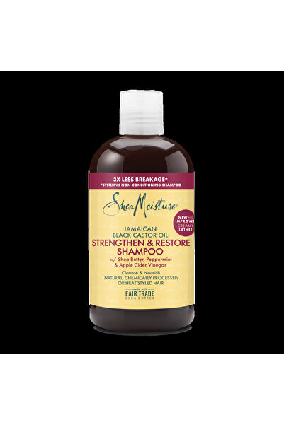Shea Moisture Shampoo Jamaican Black Castor Strengthen 384ml