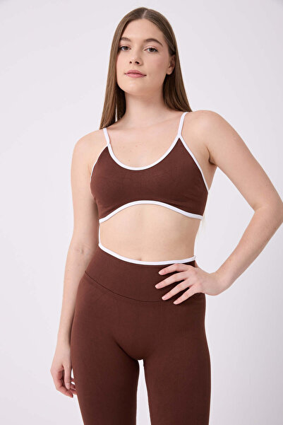 FOREVER MORE Αθλητικό σουτιέν CoreLine χωρίς ραφές με λεπτομέρεια στριφώματος