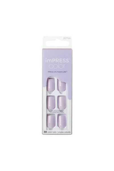 Impress Kiss Color Nails Picture Purple