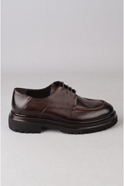 SEÇ KUNDURA Seç 2580 Genuine Leather Men's Shoes Brown