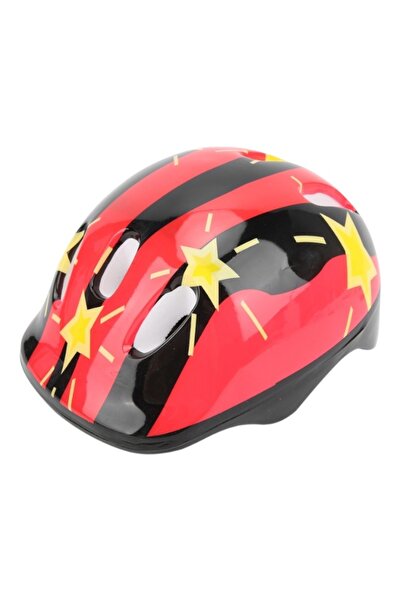 E-ANAMAG Casca de protectie pentru copii , design respirabil , negru-rosu , a...
