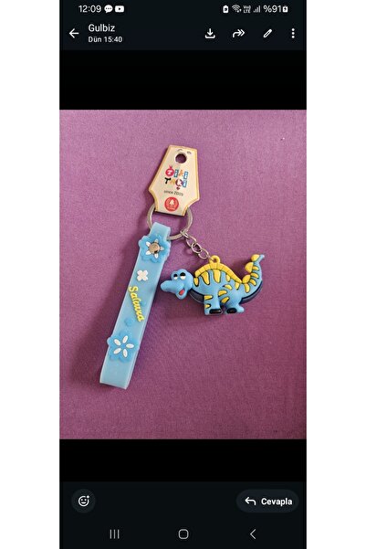 NO BRAND Dinosaur Keychain with "Saluwra" Brand