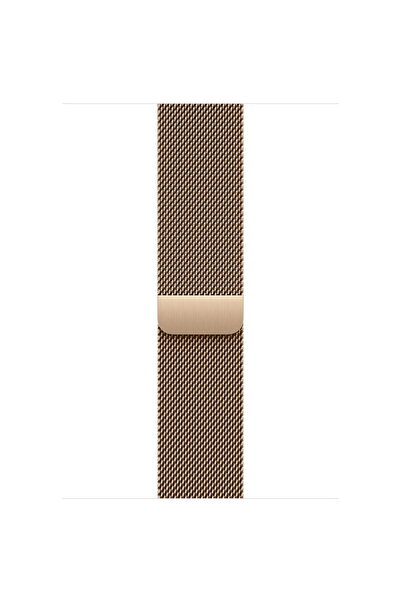 Apple Curea de ceas de 46mm: Curea milaneză aurie - M/L
