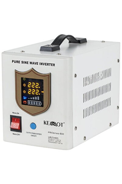 Kemot UPS ProSinus 500, 500W, 230 VA, pentru centrale termice, Alb