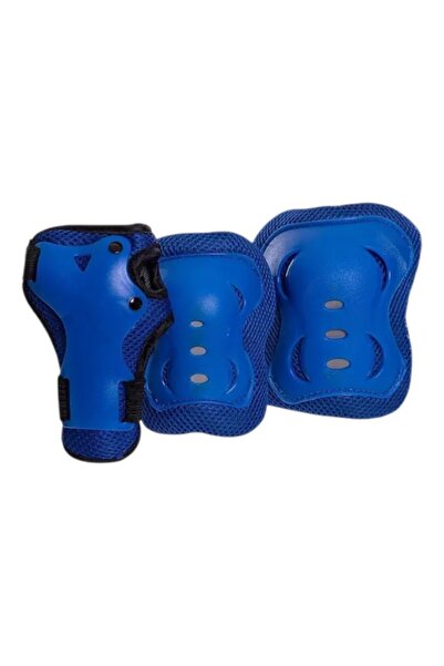 E-ANAMAG Μπλε σετ προστασίας, επιγονατίδες, επιαγκωνίδες