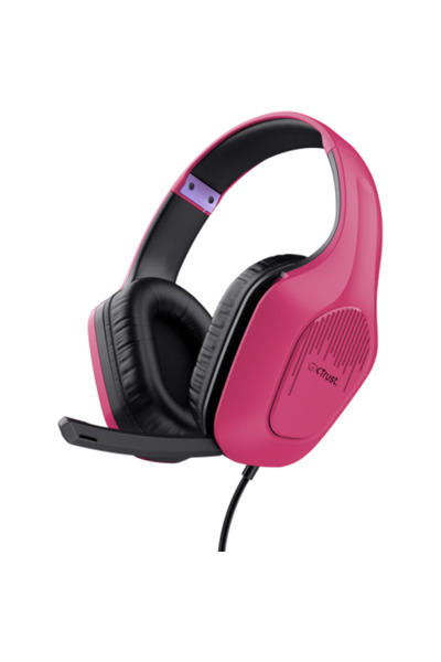 Trust Casti cu microfon GXT415P ZIROX, 3.5mm jack, Roz