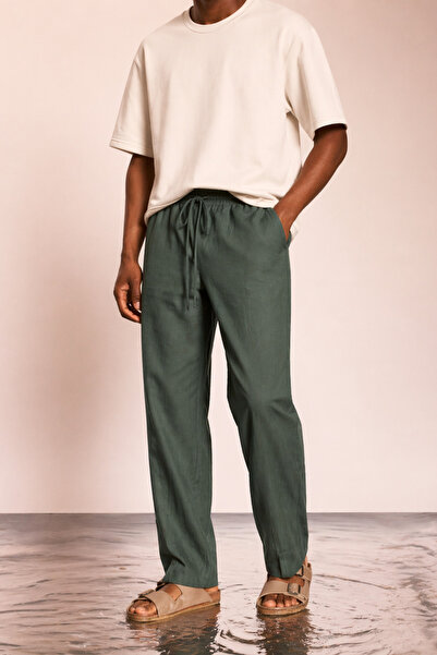 COOL TARZ Modal Fabric Men's Elastic Waist Relaxed Fit Trousers – Casual, Sty...