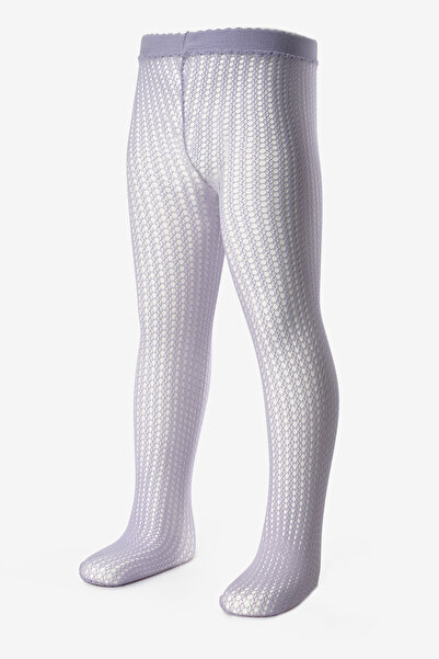 Le Mabelle Λιλά Δαντελένιο Διχτυωτό Καλσόν για Κορίτσια