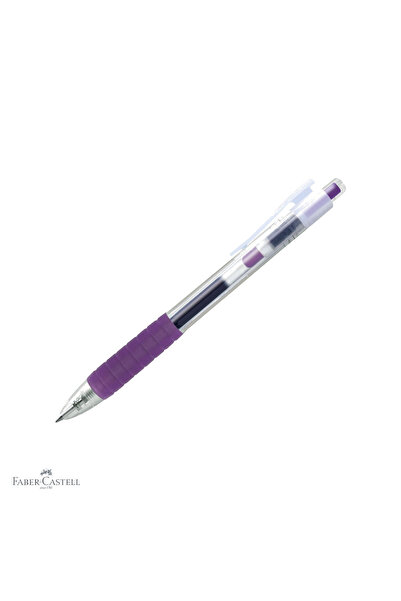 Faber Castell Pix cu gel violet Faber-Castell Fast Gel, cu uscare rapidă, scr...