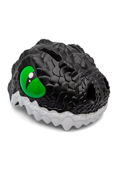 Crazy Safety Παιδικό προστατευτικό κράνος, μαύρος Δράκος, πατενταρισμένο σχέδ...