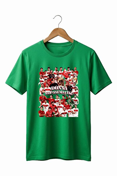 remonz Unisex Βαμβακερό μπλουζάκι με στάμπα της Εθνικής Ομάδας Τουρκίας - Ειδ...