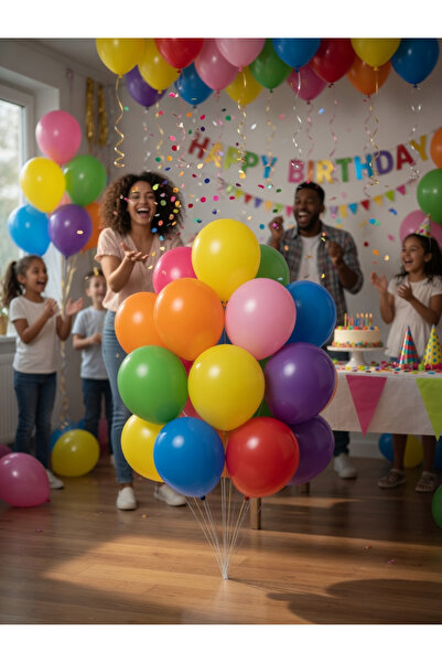 DODOMAR 12 Inch 50-Piece Balloon Set Birthday Party Decoration Balloons Decor...