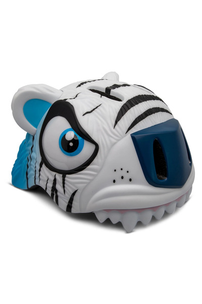 Crazy Safety Παιδικό προστατευτικό κράνος, Λευκή Τίγρη, πατενταρισμένο σχέδιο...