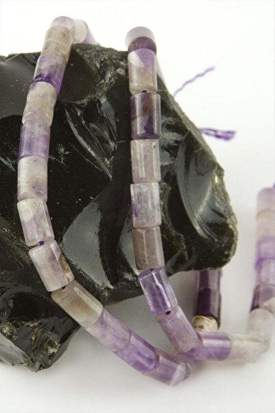 TakÇalıştır 6*8 mm Pipe Amethyst Stone
