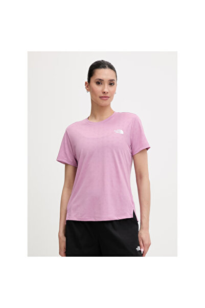 THE NORTH FACE Ανάγλυφο Γυναικείο Μωβ Μπλουζάκι (NF0A8G8CG6E1)