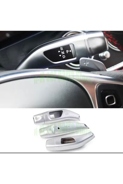 YıldızTuning Mercedes Direksiyon Sinyal Vites Kol Kaplama Seti W205 W212 W213...
