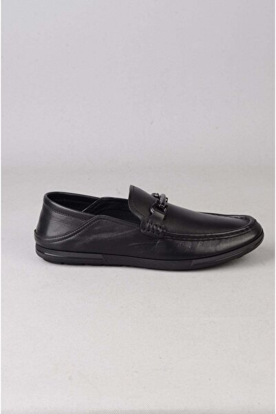 SEÇ KUNDURA Kmc 3546 Genuine Leather Casual Men's Shoes Black