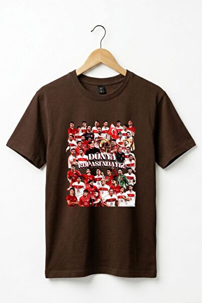 remonz Unisex Βαμβακερό μπλουζάκι με στάμπα της Εθνικής Ομάδας Τουρκίας - Ειδ...