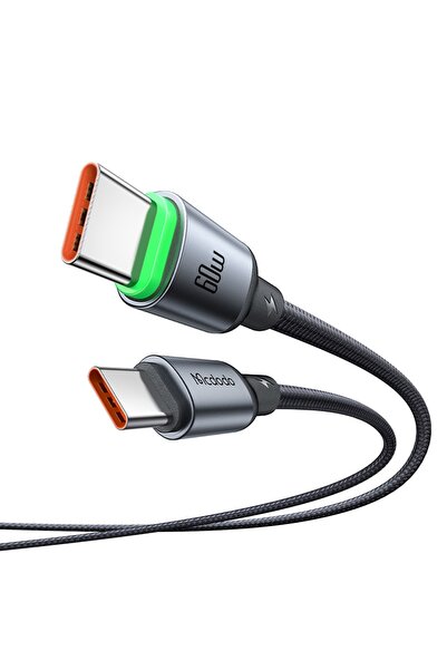 Mcdodo CA-6870 Type-c Type-c 60W PD Hızlı Şarj E-Marker Çipli Easy Series Örg...