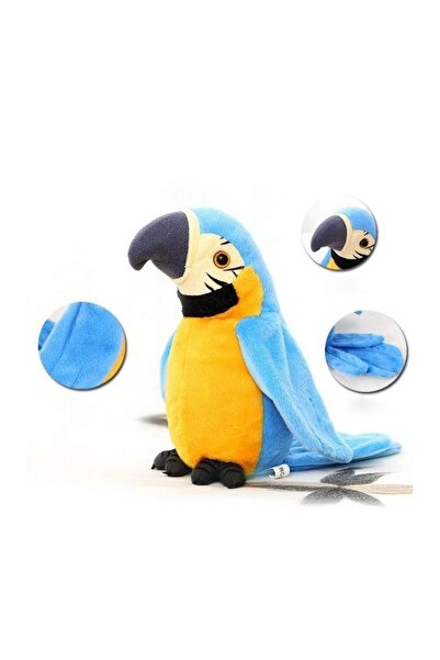 E-ANAMAG Ομιλούντας Παπαγάλος, Διαδραστικό Λούτρινο Παιχνίδι, Πολύχρωμο