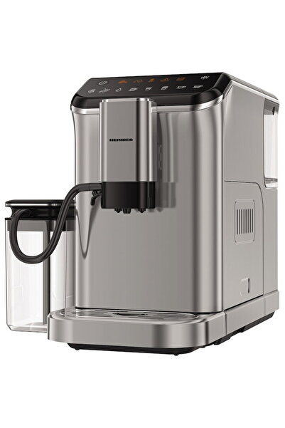 Heinner EEspressor automat HEMA-D20DGREY, 1350W, 20 bar, recipient lapte, cap...