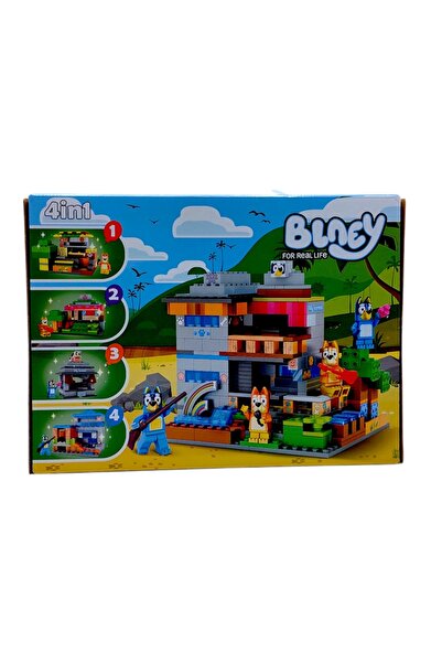 E-ANAMAG Μπλε σετ κατασκευών, 4 σετ, 32 x 24 x 5 εκ.