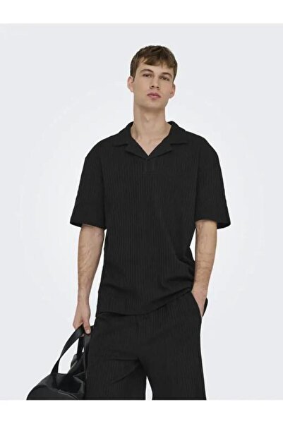 Only & Sons OnsAustin RLX SS Seersucker Resort Polo T-Shirt Ανδρικό Μπλουζάκι...