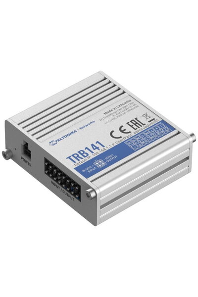 Teltonika Router TRB141, 4G LTE Cat 1, 1 x LAN, Gateway Industrial, Design Co...