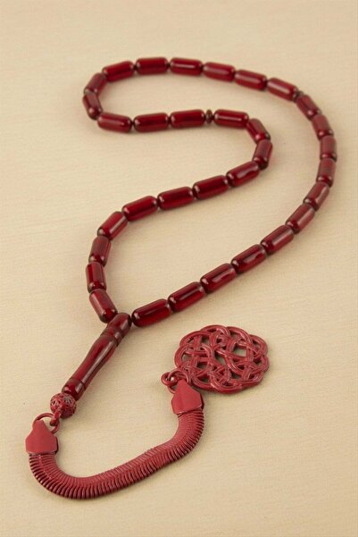 TakÇalıştır 5*10 mm Original Crimped Cylinder Cut Amber Prayer Beads