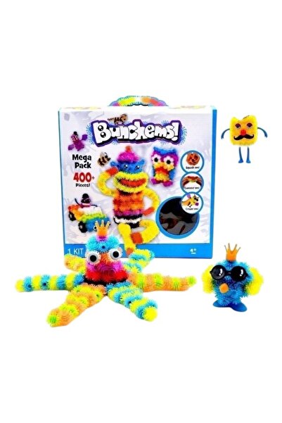 E-ANAMAG Set Creatie Pentru Copii, Tip BUNCHEMS – 400 Piese
