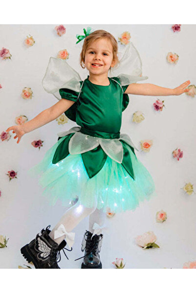 fustite cu luminite Πράσινη Στολή Νεράιδας της Άνοιξης, Τίνκερμπελ, Καμπανούλ...