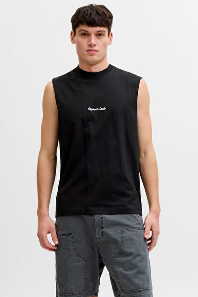 Jack & Jones Ανδρικό μπλουζάκι Nakis με λεπτομέρειες, αμάνικο, oversized - No...