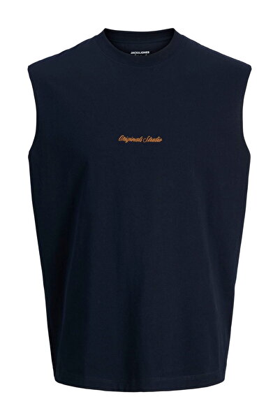 Jack & Jones Ανδρικό μπλουζάκι Nakis με λεπτομέρειες, αμάνικο, oversized - No...